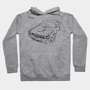 Muscle Car Cartoon Hoodie